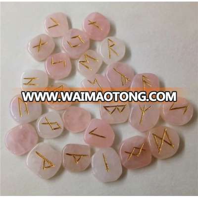 Gemstone Rune Stone Set Crystal Divination Fortune Telling Oracle Runes Divination Stones