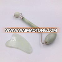 Jade Roller Massager Jade Roller For Face Natural Jade Gua Sha Scraper Gua Sha Tool