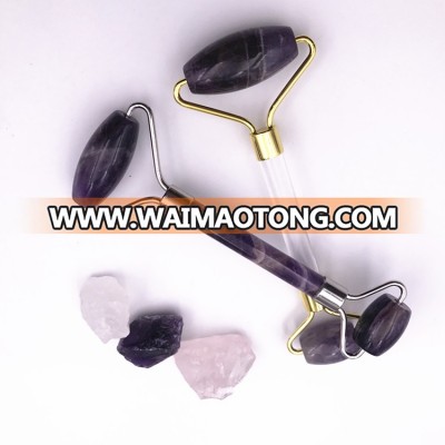 Welded Amethyst Jade Facial roller  Anti Aging Jade Roller Massager Amethyst Facial roller---Reducing Wrinkles, Dark Eye Circles