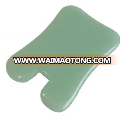 Natural jade Scraping plate Massage Tool Gua Sha board for facial body