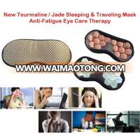 Sleeping Eye Mask Tourmaline/ Jade Magnetic Therapy Anti-Fatigue Relax Eyeshade