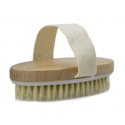 Amazon hot selling Soft Natural Bristle Dry Skin  Body Brush wooden brush