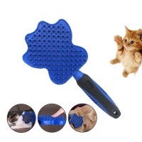 Dog Cat Massage Hair Removal Groomer Glider Pet Bath Massage Brush